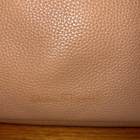 SALVATORE FERRAGAMO
Ladies Double Handle Gancini Tote - Beige - Picture 3 of 11